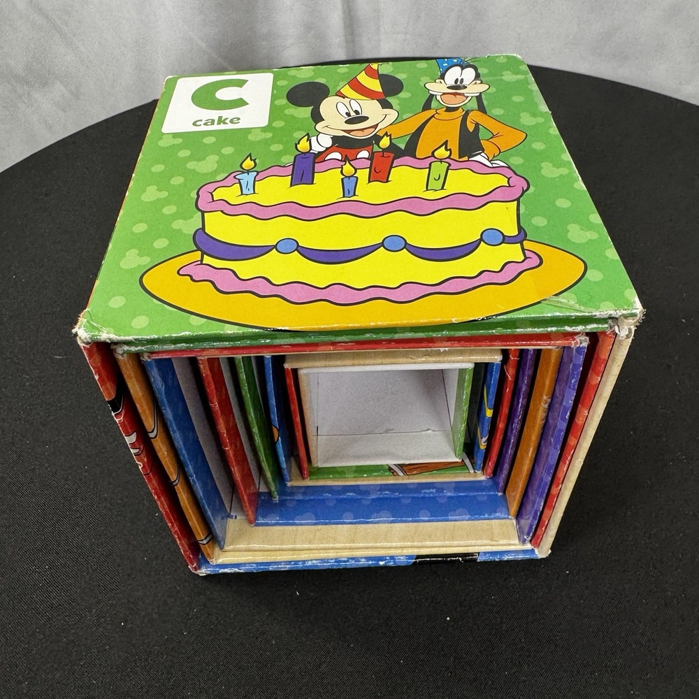 Mickey Mouse Stackable Decoupage‎ Cubes Nesting Boxes Set Of 8 - Picture 13 of 13